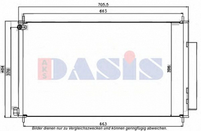 AKS DASIS 102037n -  Конденсатор, кондиционер